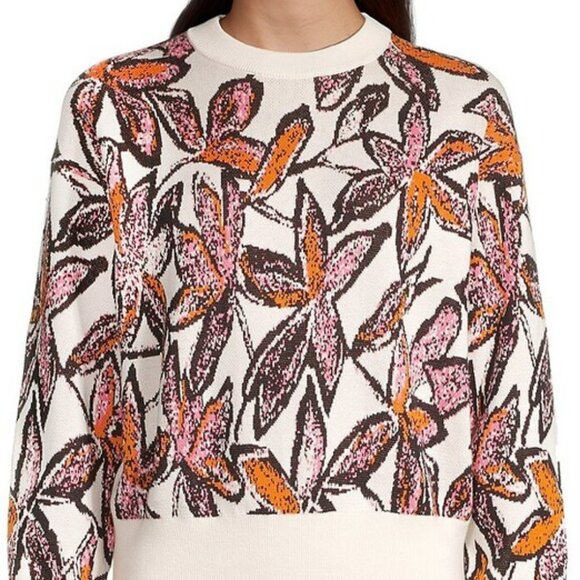 HUGO BOSS Fargareta Floral Intarsia Sweater - Picture 2 of 15